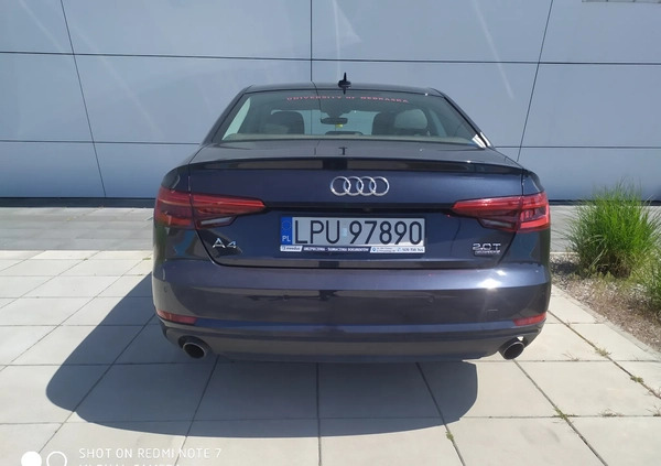 Audi A4 cena 69900 przebieg: 157100, rok produkcji 2017 z Puck małe 529